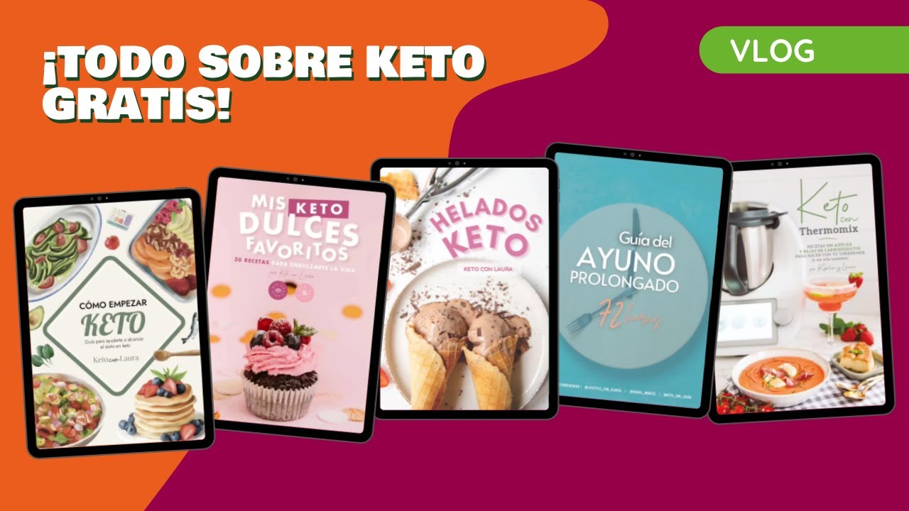 ⚠️ EBOOKS GRATUITOS DIETA KETO 📖 | Recetas Keto con Laura