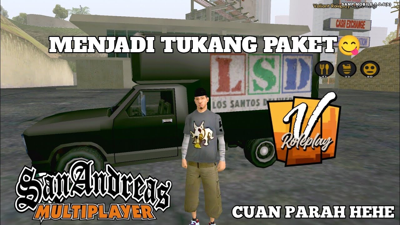 AKU MENJADI PENGANTAR BARANG DI KOTA [VALIANT ROLEPLAY] - GTA SAMP