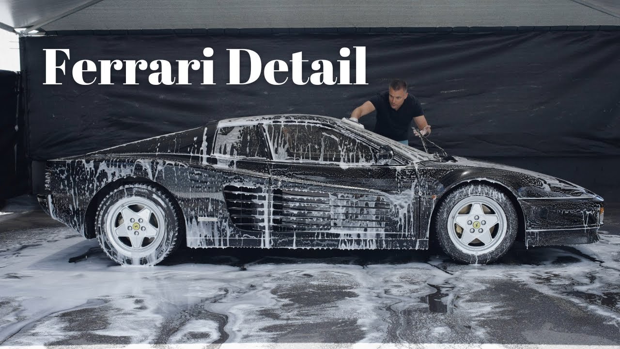 Ferrari Testarossa Paint Correction & Ceramic Coat