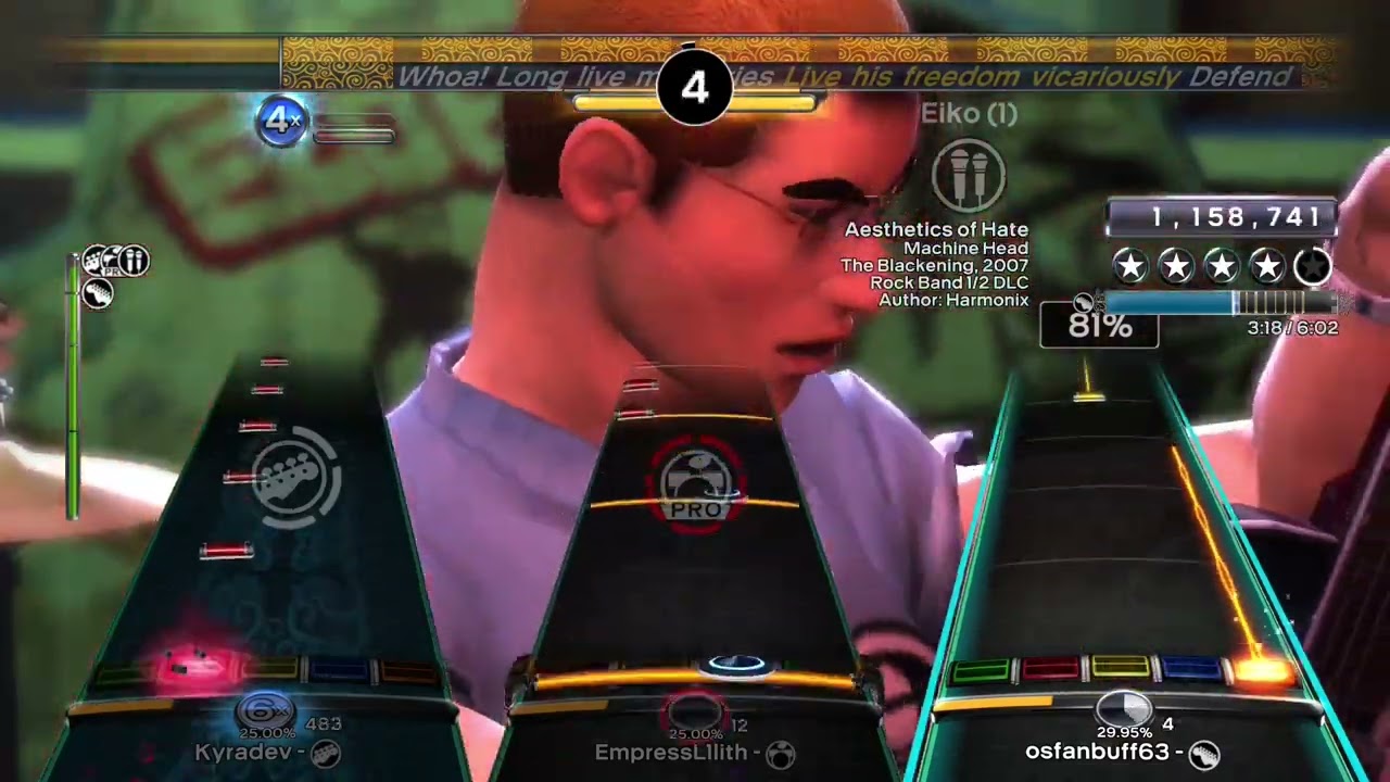 Aesthetics of Hate by Machine Head - Expert Full Band Gold Stars [Rock Band 3 Deluxe]