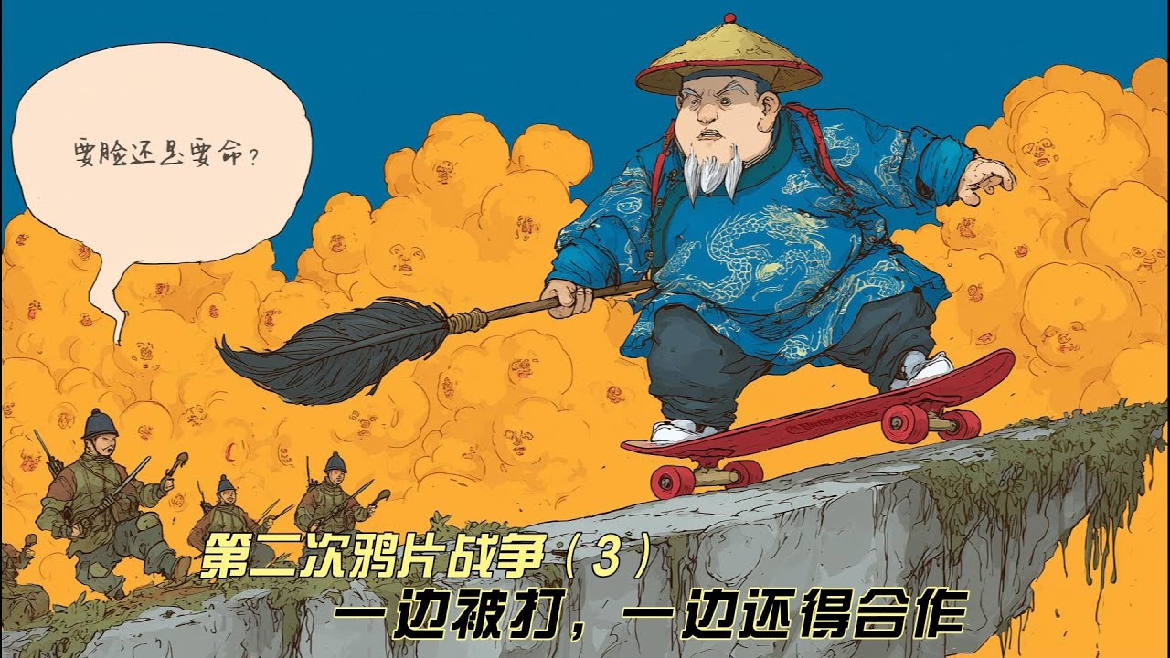 一边被打，一边还得合作