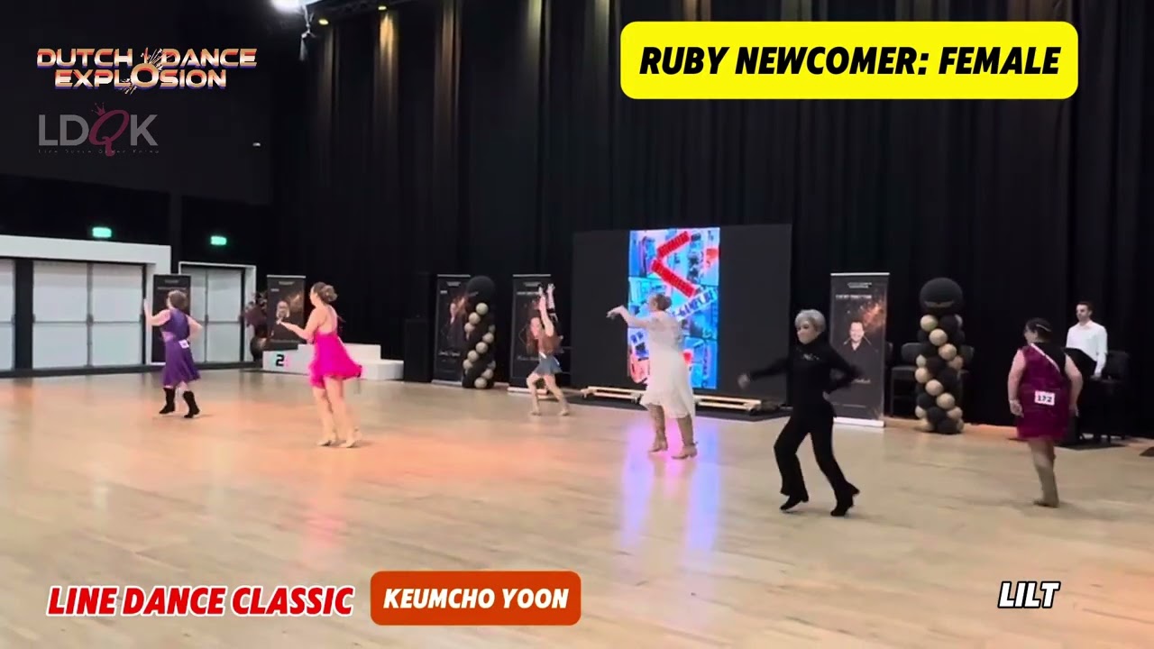 Dutch Dance Explosion 2025 l Line Dance Classic | Ruby Newcomer: Female | Lilt #gold