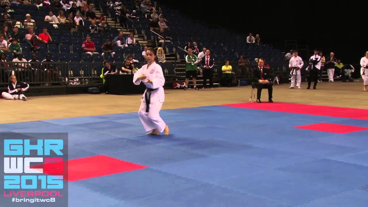 GKR Karate 2015 World Cup: Jnr Open Female Kata. Kururunfa by Erica Ann Wallace