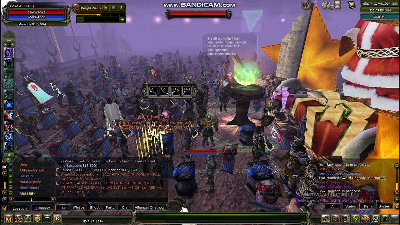 Knight Online - Zero - Seri Para Kasma Taktiği +1 Al + ve SAT +6 İron Bow