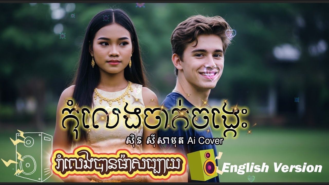 កុំលេងចាក់ចង្កេះ ស៊ិន ស៊ីសាមុត | Ai Cover Full Song 2 in 1 | Version English 2025