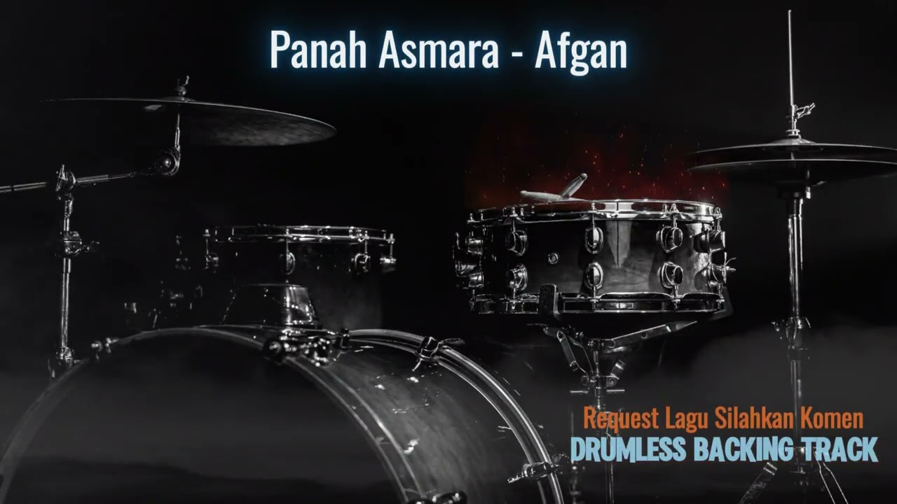 Panah Asmara - Afgan | Drumless Song with clik