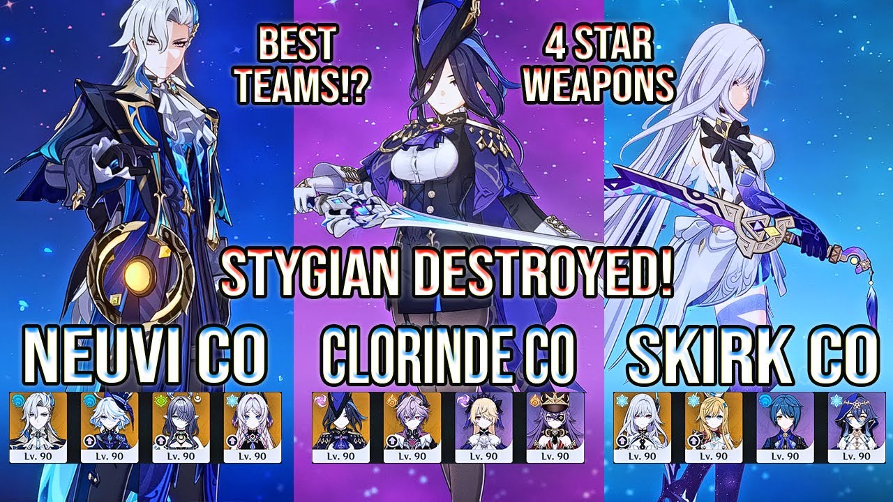 🔥 Best Teams for Stygian Onslaught LV5 — EASY CLEAR! | Genshin Impact