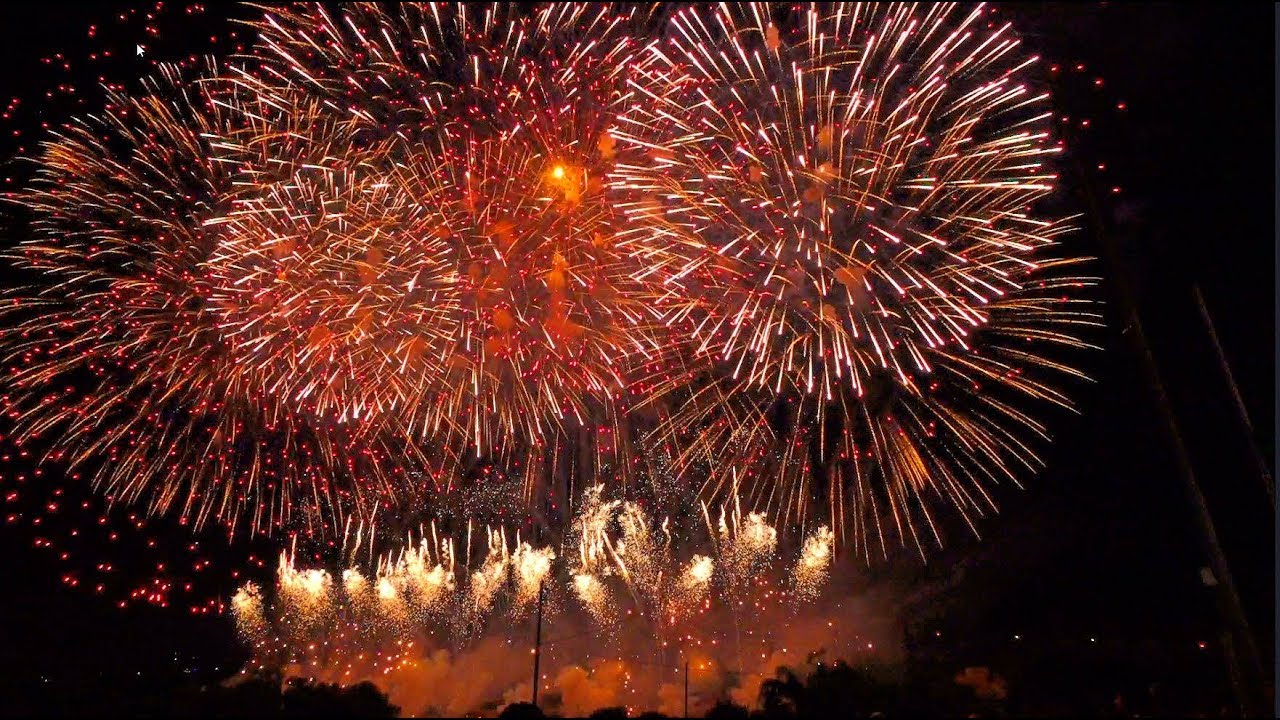 Qrendi, Malta - Synchronised Fireworks Display - Santa Marija 14.08.2017