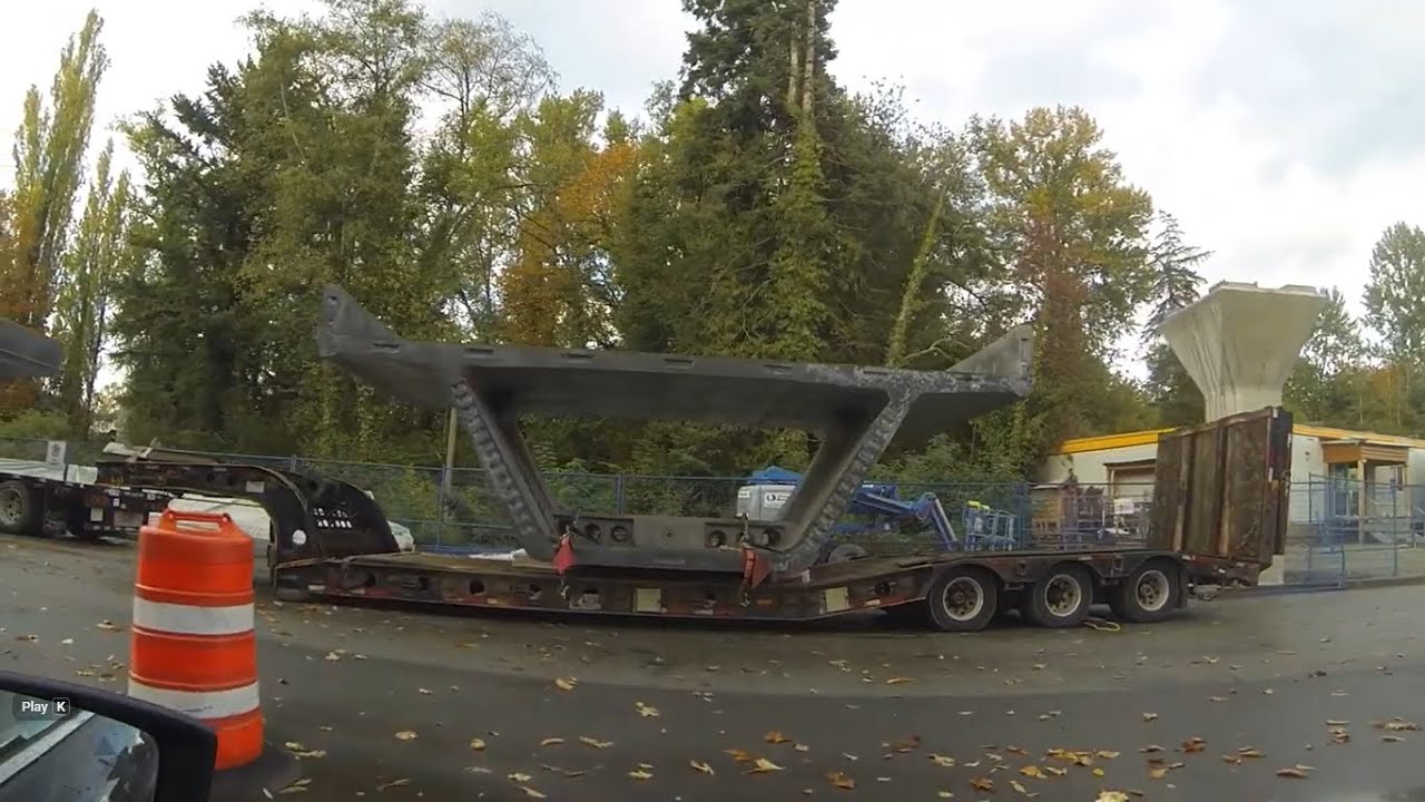 Surrey Langley Skytrain Construction Oct 22, 2025