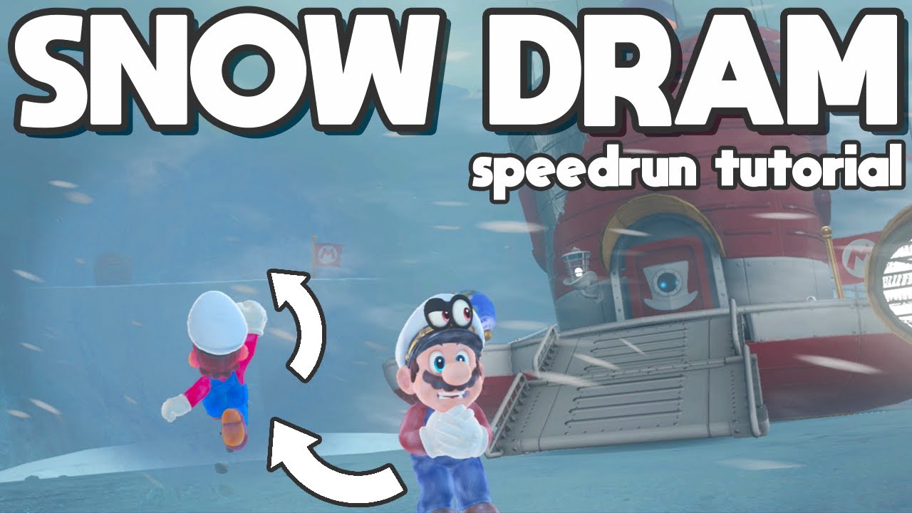 Snow Dram | Super Mario Odyssey: скоростное прохождение