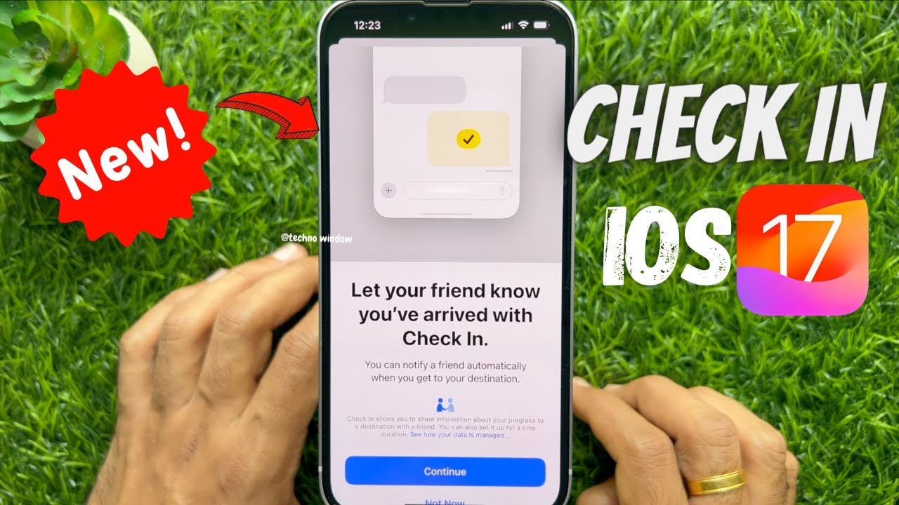 How to Use Check In Feature on iPhone iOS 17