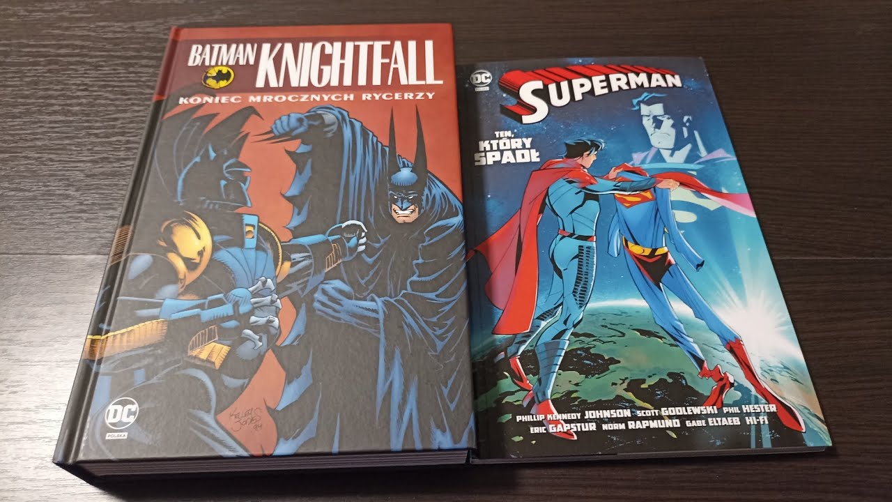 Unboxing Komiksów - Batman Knightfall tom 4 oraz Superman, ten który spada