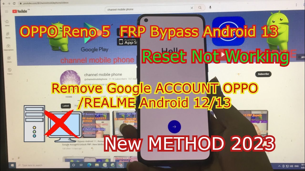 OPPO Reno 5 FRP Bypass Android 13 | All | OPPO /REALME | Android 12/13 | Remove Google Account | FRP