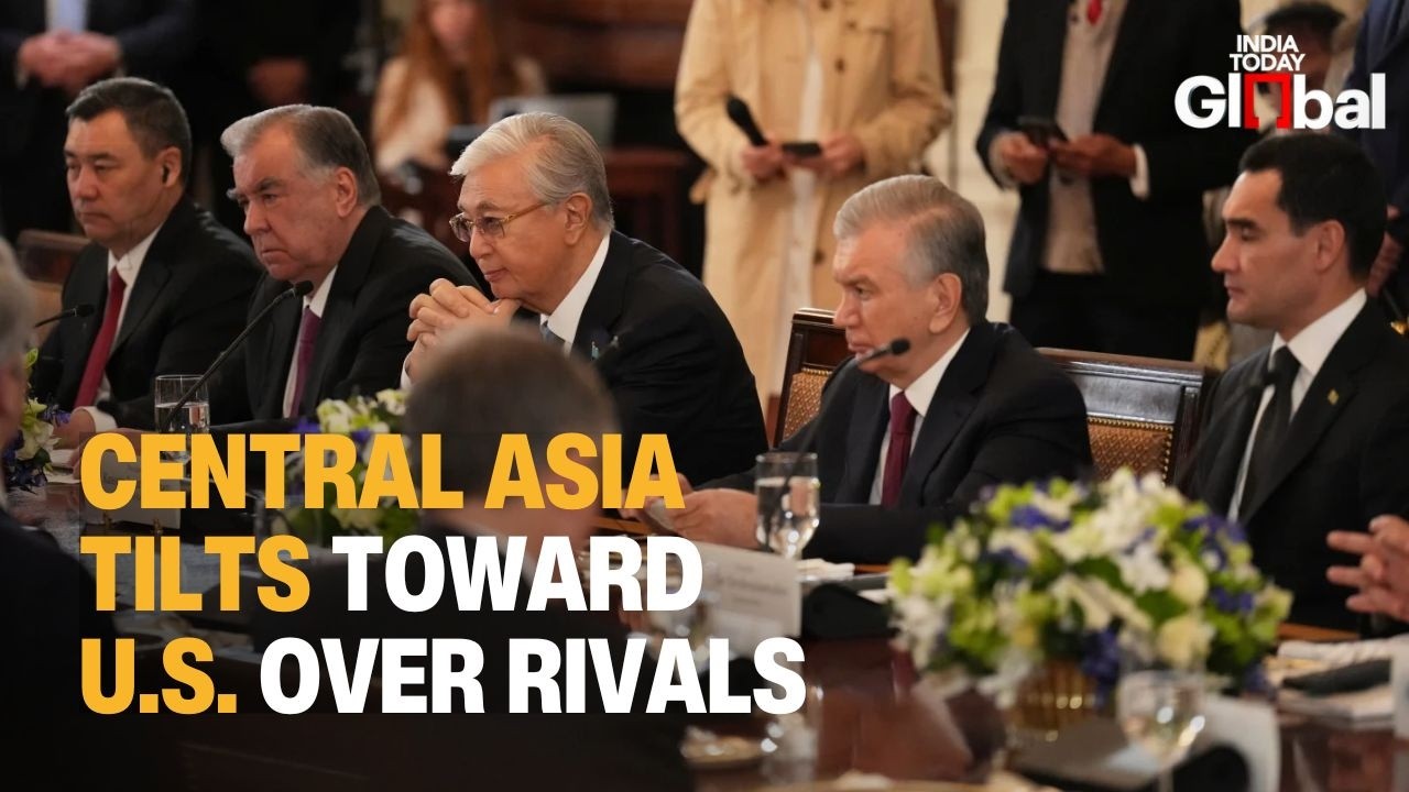 Trump Hosts Central Asian Leaders, Announces Kazakhstan Joining Abraham Accords | White House Meet