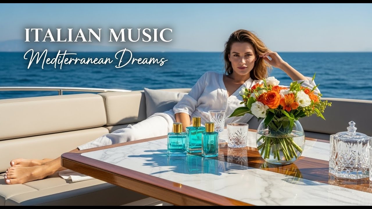 Italian Seaside Chill Music & Calm Vibes 🏡🌴 Relaxing Coastal Views & Mediterranean Mood