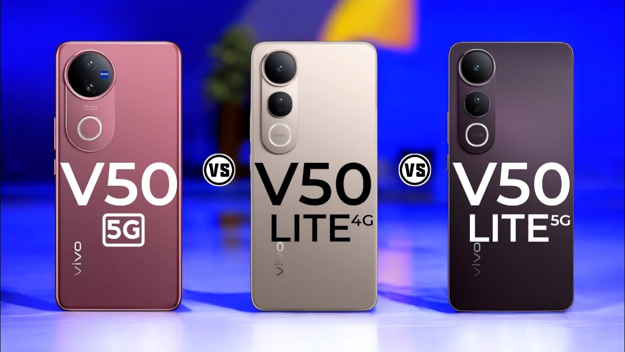 Vivo V50 5G Vs Vivo V50 Lite 4G Vs Vivo V50 Lite 5G   #Trakontech