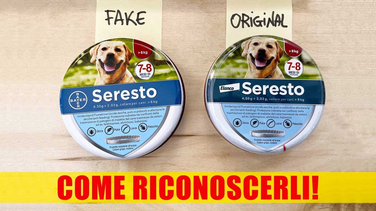 SERESTO FAKE (contraffatto) VS SERESTO ORIGINAL (originale) COME RICONOSCERLO!