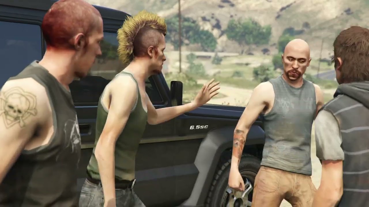 TREVOR KILL A GANG AND THERE HOUSE WAS SET ON FIRE @gaming @YouTube