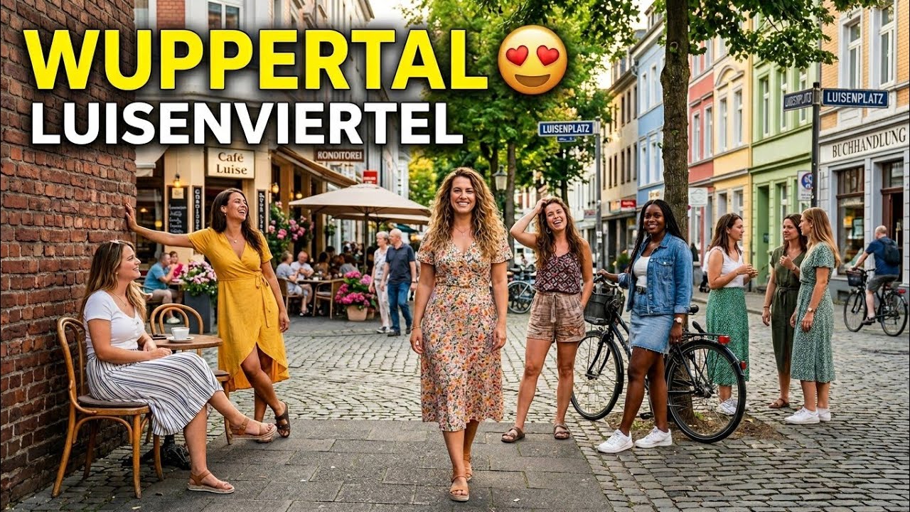Luisenviertel Wuppertal 🇩🇪 | Beautiful Historic District Walk in Germany 4K Wuppertal Elberfeld