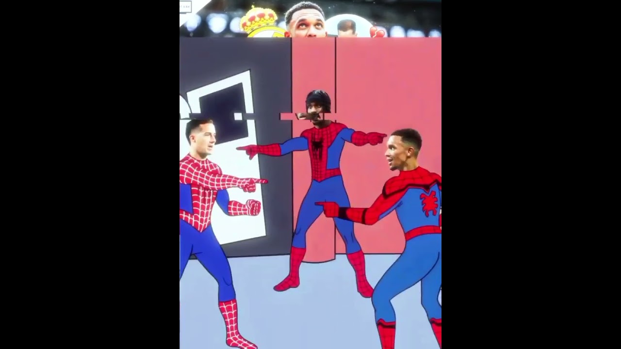 3 Spiderman☠️😂😂 #football #edit #shorts