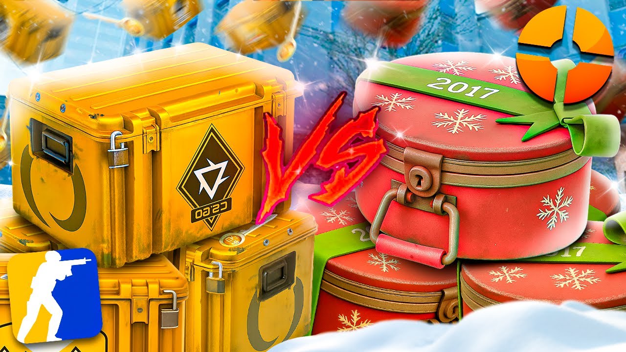 Косметические кейсы CS2 против TF2: зима 2017