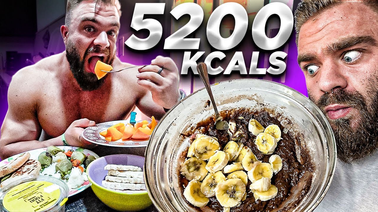 UN DIA en mi DIETA DE VOLUMEN *5200KCALS* 🐷