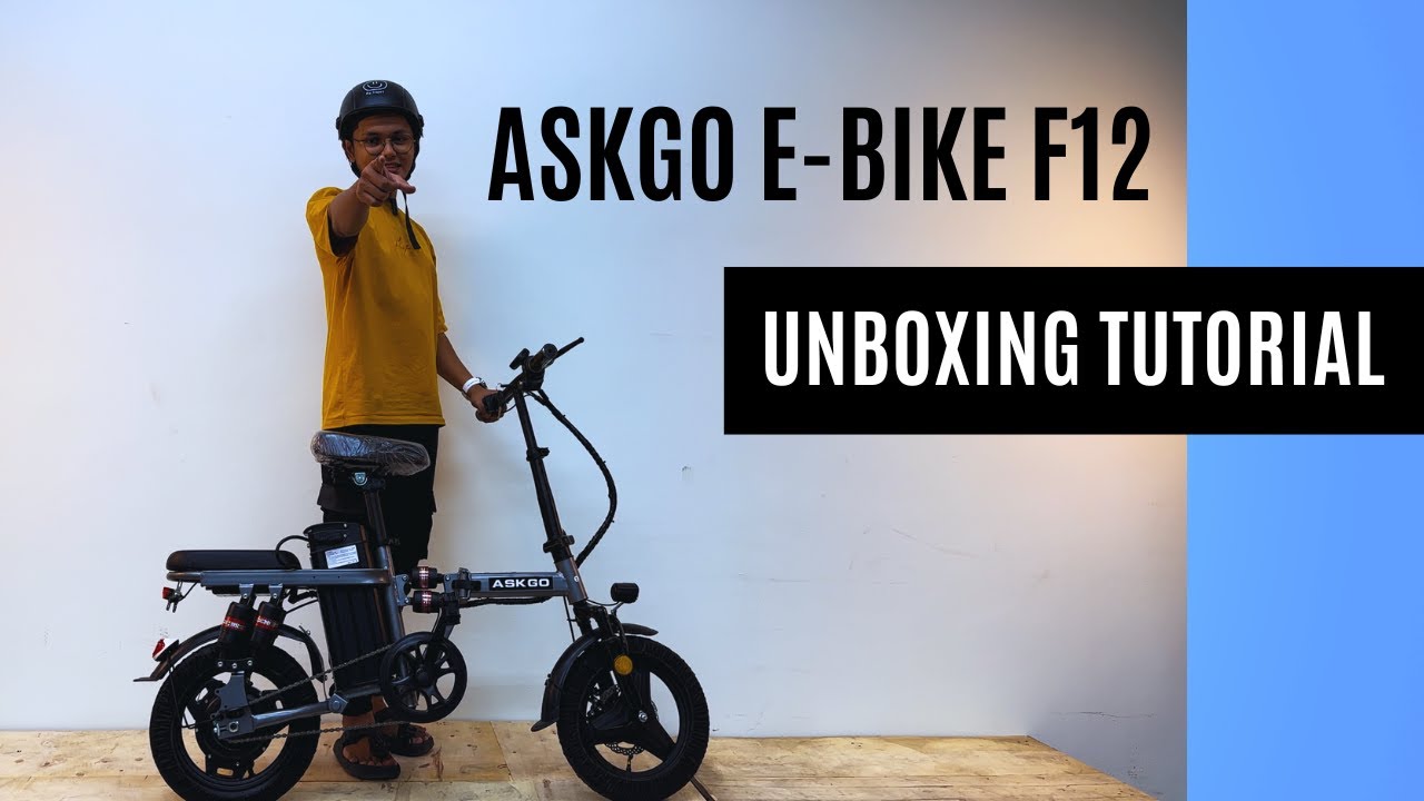 ASKGO Malaysia | Basikal Elektrik E-Bike F12 Unboxing & Installation Tutorial