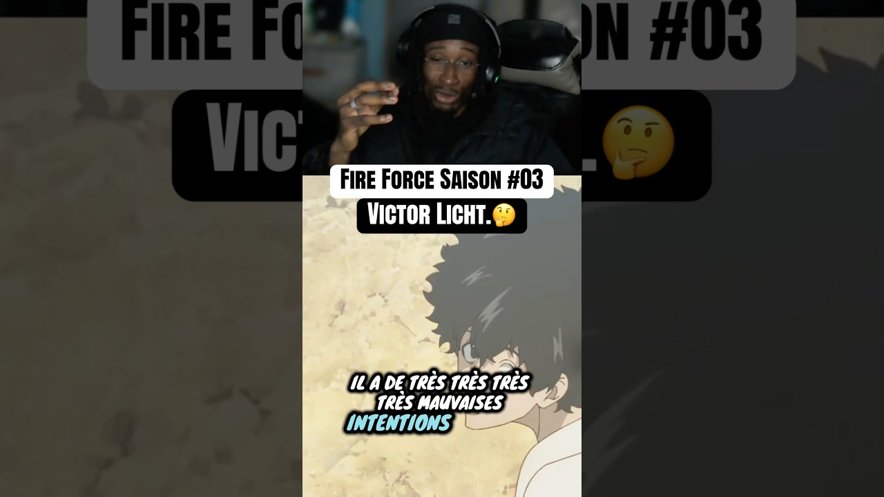 Victor Licht?🤔#fireforce #anime #twitch #react #manga #pourtoi #shorts #tiktok #reels #fyp