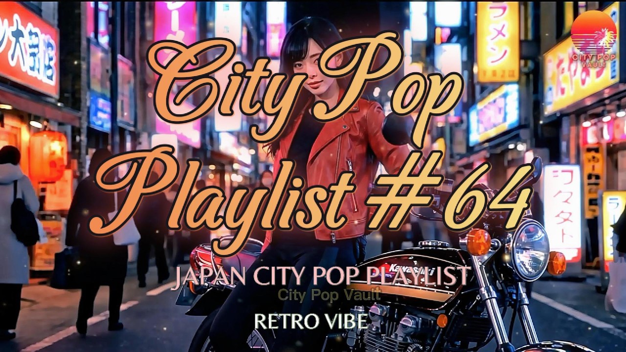 Best Japanese City Pop Playlist Retro 80s #64 Aesthetic Mix  City Pop Vault