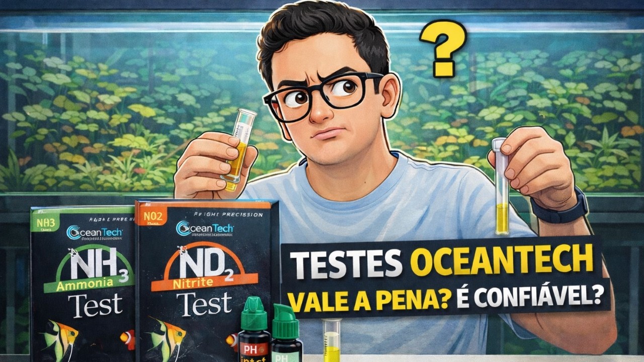 Testes Ocean Tech Valem a Pena? PH, Amônia e Nitrito Funcionam Mesmo? | Nortico Fish Aquarismo