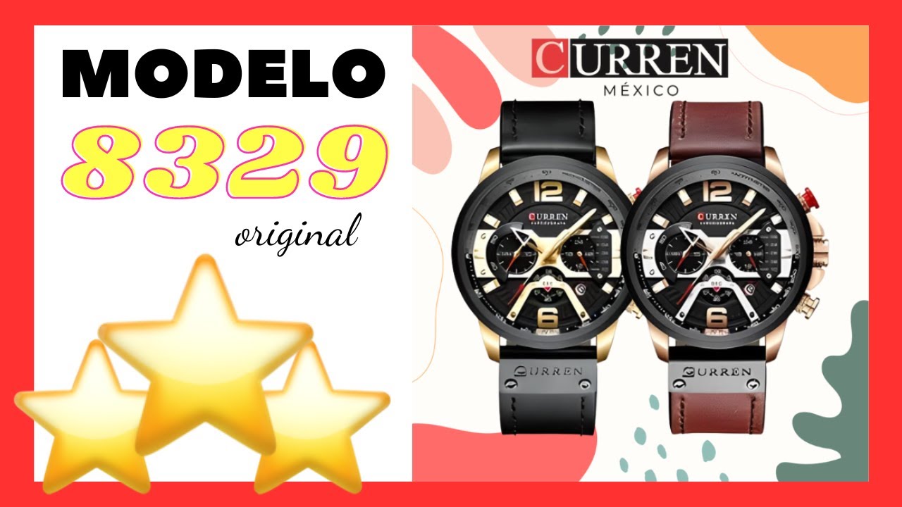 ⌚️✨ Descubre la elegancia eterna del Curren 8329 ⭐️🎥