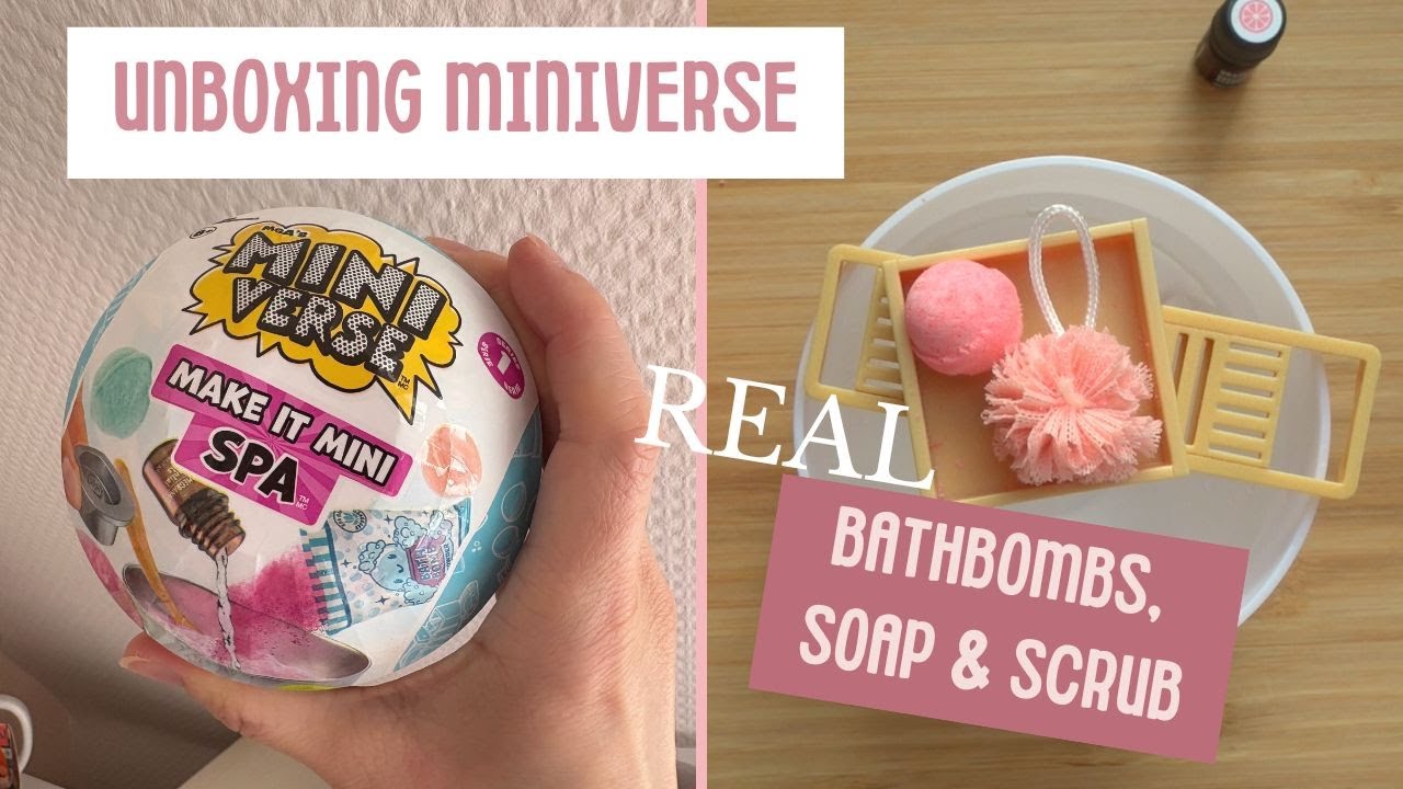 DIY Miniverse make it SPA Serie 1 | Ich teste die Bathroom Serie | basteln