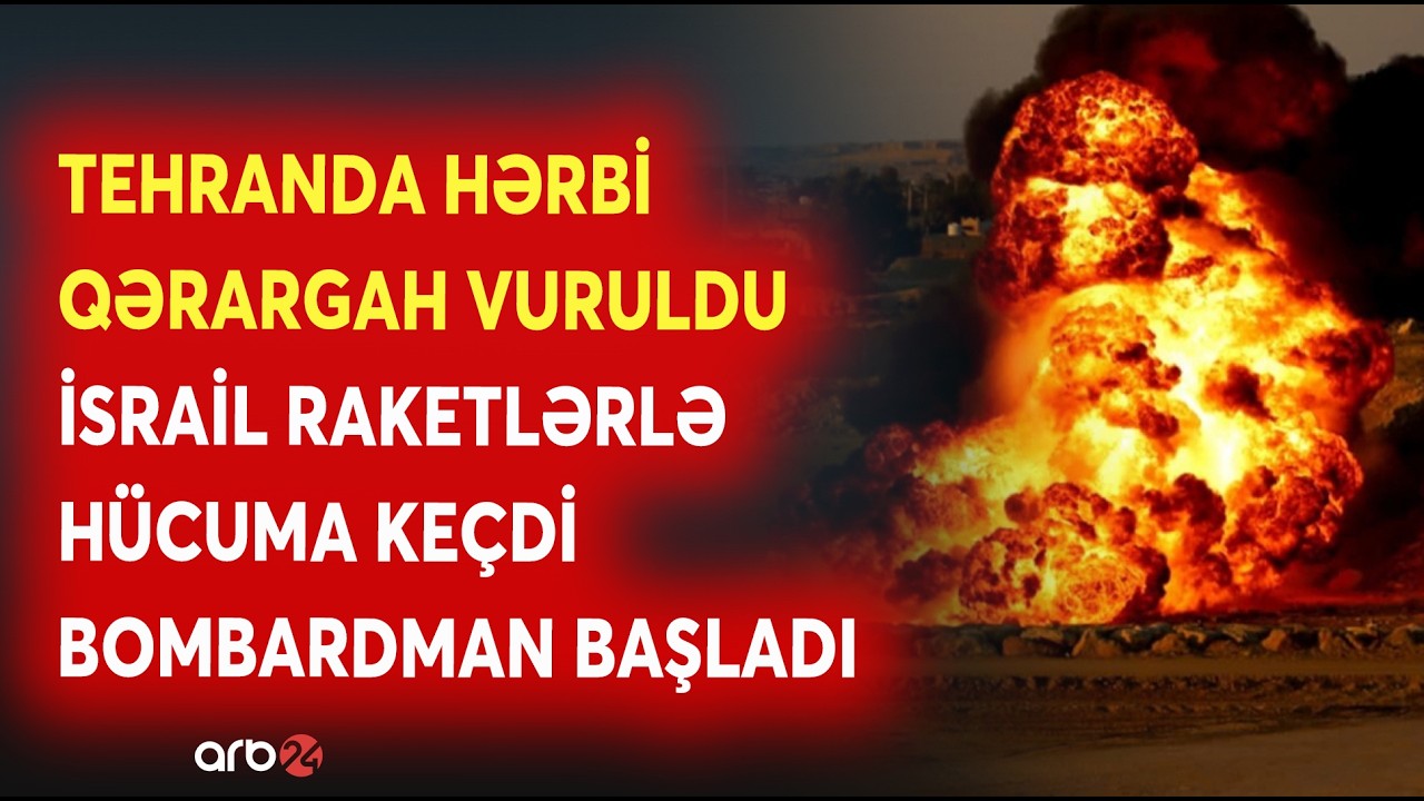 TƏCİLİ! İsrail RAKETLƏRLƏ HÜCUMA KEÇDİ: Hərbi bazalar BOMBARDMAN EDİLDİ - Tehrana ZƏRBƏLƏR ENDİRİLİR