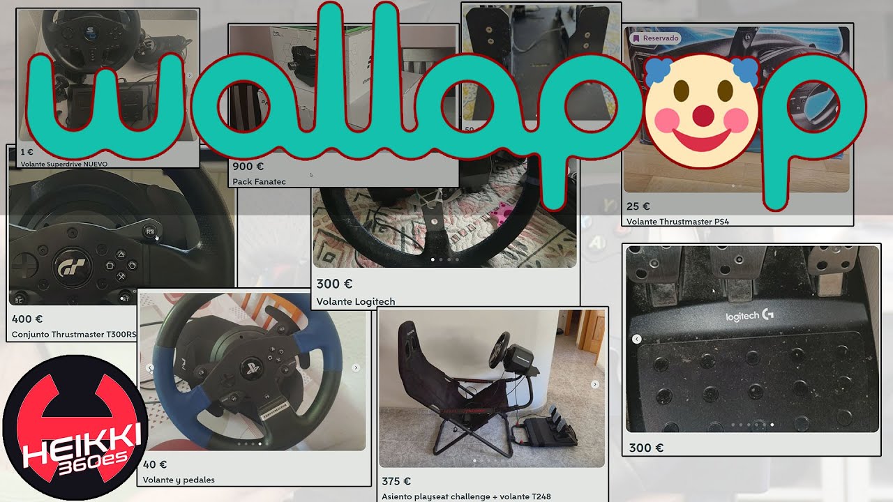 Solo en Wallapop vas a encontrar un anuncio de volante que te mienta 3 veces en 3 líneas