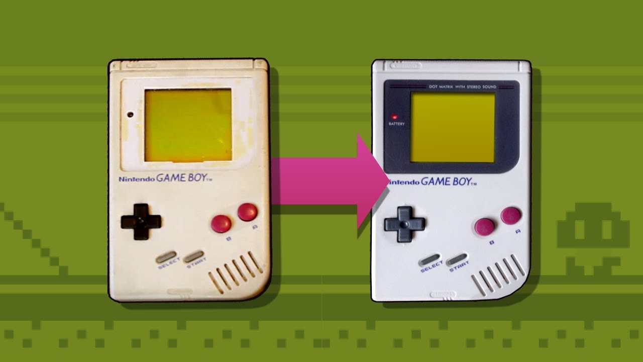 Refurbishing An Old And Dirty Game Boy With Budget RetroBrite!