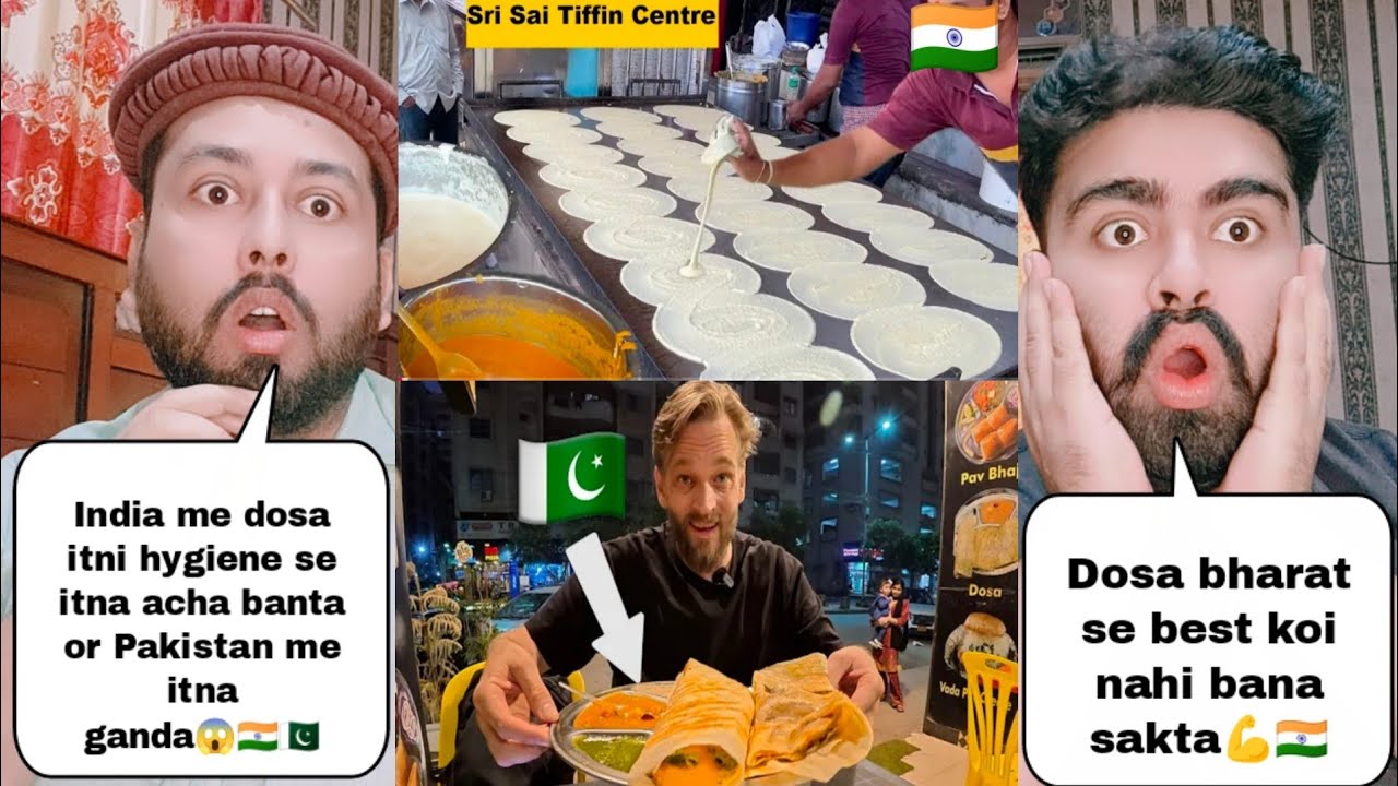 Indian Dosa Making Hygiene Vs Pakistani Dosa Making Hygiene 