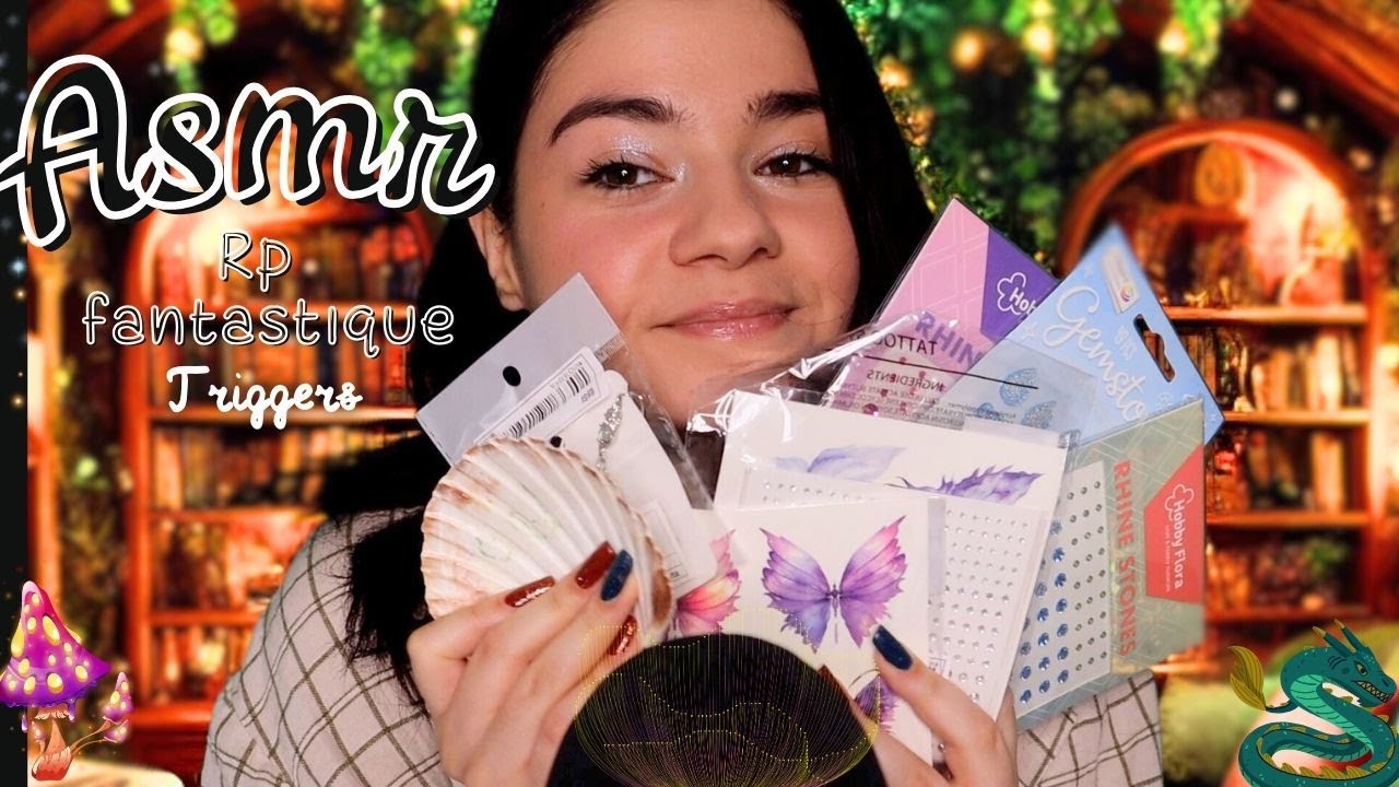 ASMR 🧚🏻‍♀️ Plonge dans mon Univers Fantastique ✨ (présentations des triggers) Bonnes Fêtes !