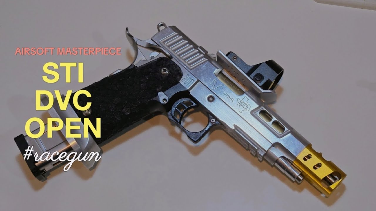 REVIEW | STI DVC OPEN RACE GUN | AIRSOFT MASTERPIECE | ACTION AIR IPSC