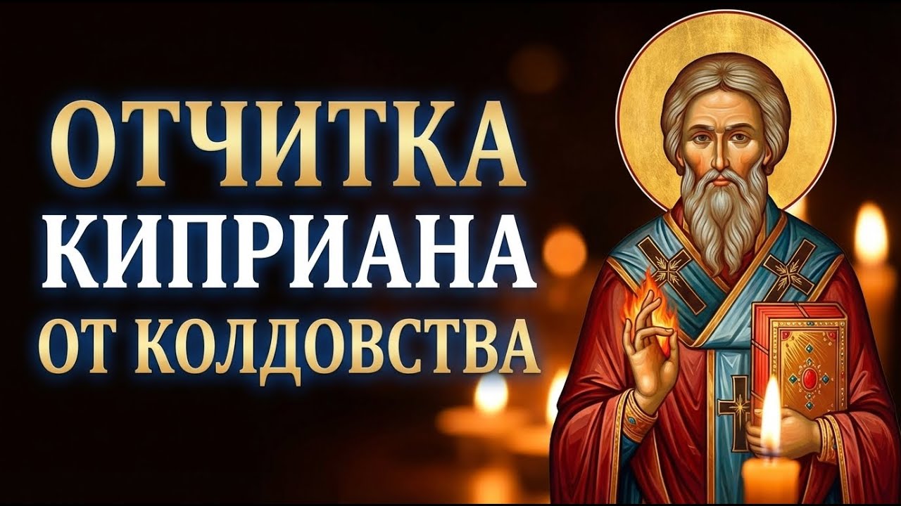 25 января САМАЯ СИЛЬНАЯ ОТЧИТКА МОЛИТВА КИПРИАНА от колдовства, порчи, наветов, зла,ругани,болезни