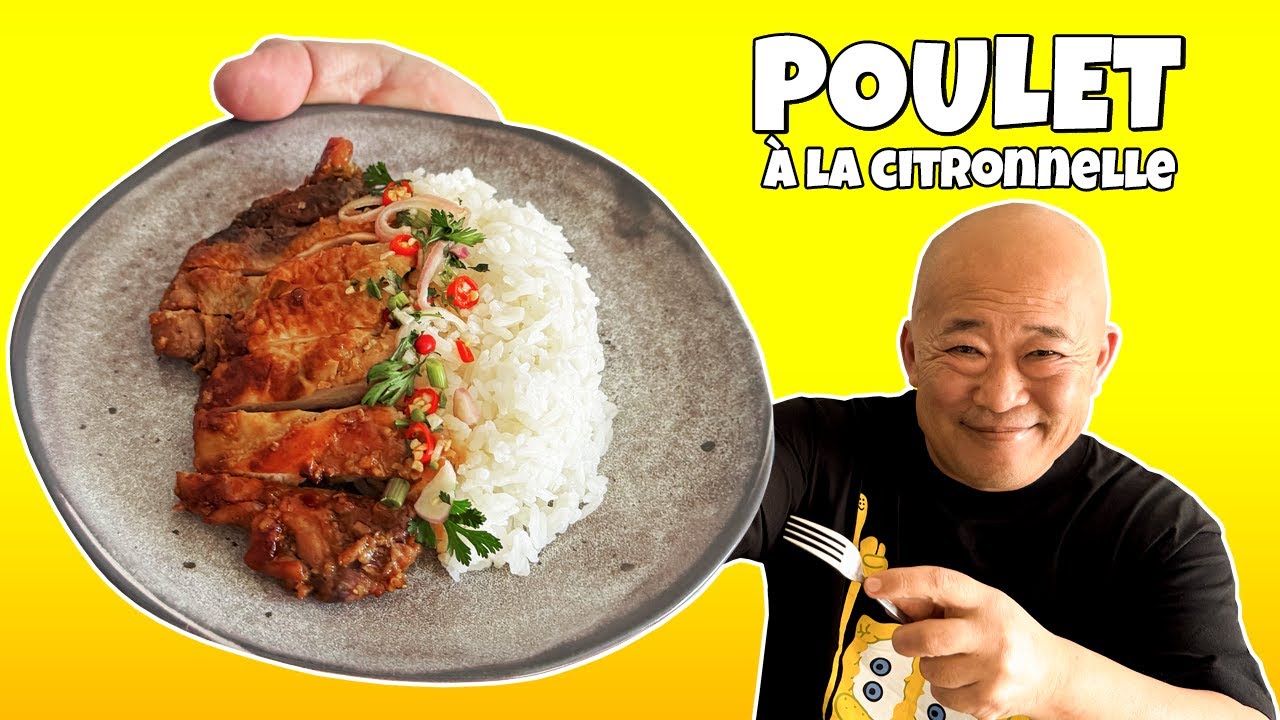 Poulet à la citronnelle, une recette super facile !!
