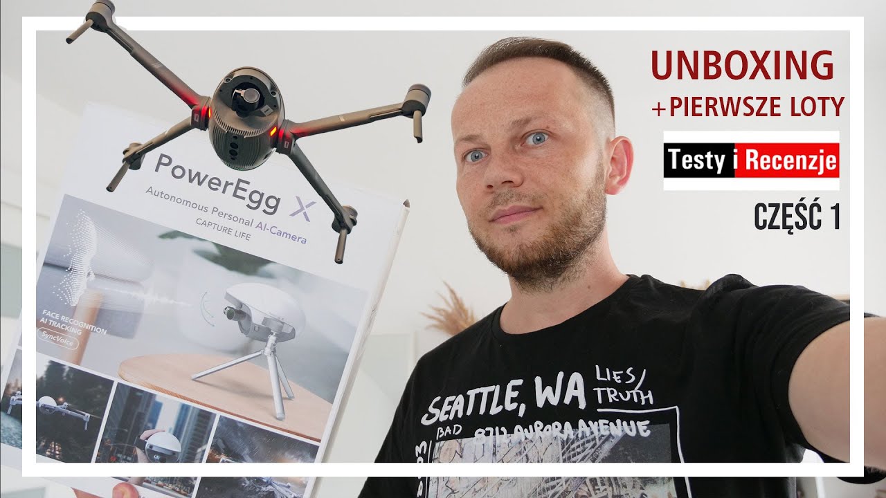 Power EGG X czyli latające jajo od PowerVision | Unboxing i test drona