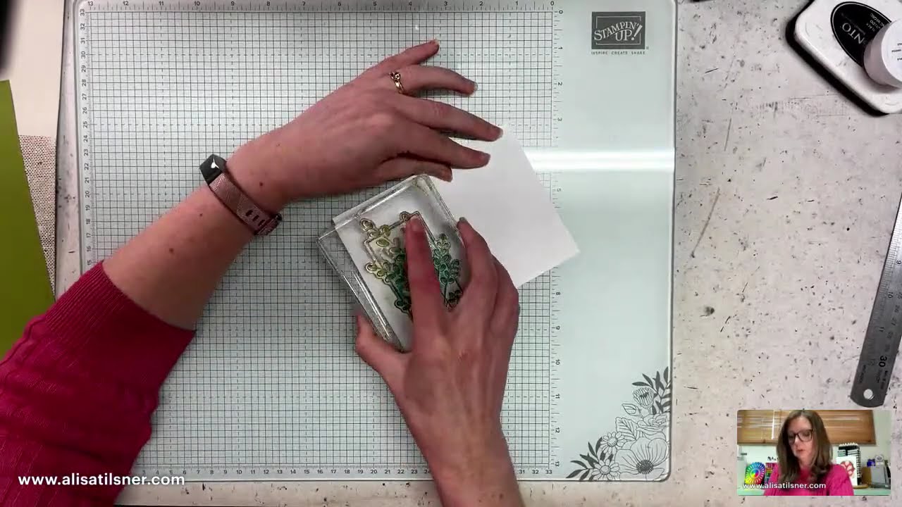 Двухцветная штамповка с НОВЫМ набором Stampin' Up! Friendly Foliage