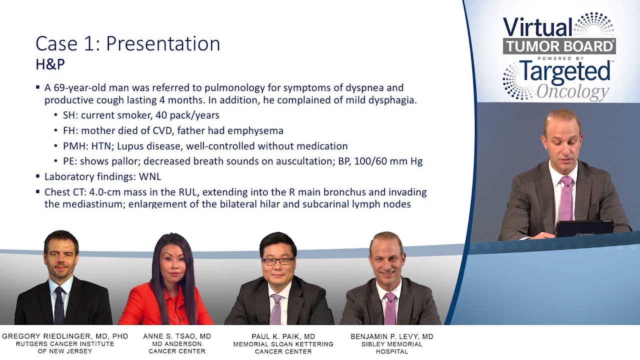 Case 1: Locally Advanced Squamous Non–Small Cell Lung Cancer
