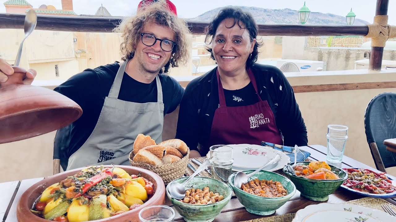 MOROCCAN FOOD SECRETS REVEALED by MOROCCAN CHEF in FEZ MOROCCO 🇲🇦