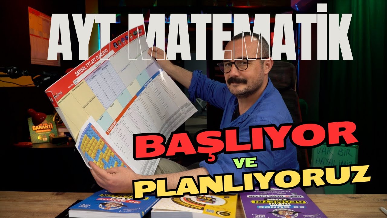 AYT Matematik kampı programı. Birlikte planlayıp kazanacağız