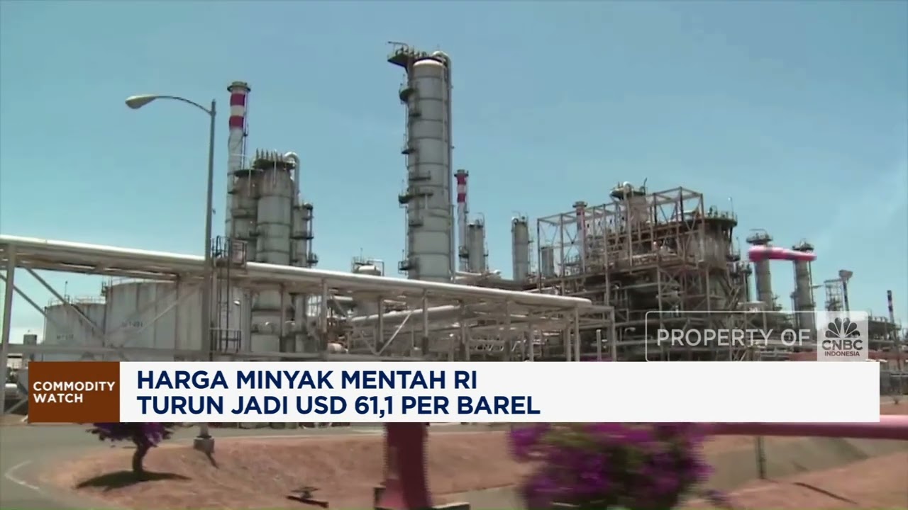 Penetapan Harga Minyak Mentah RI Turun Jadi USD 61,1 per Barel