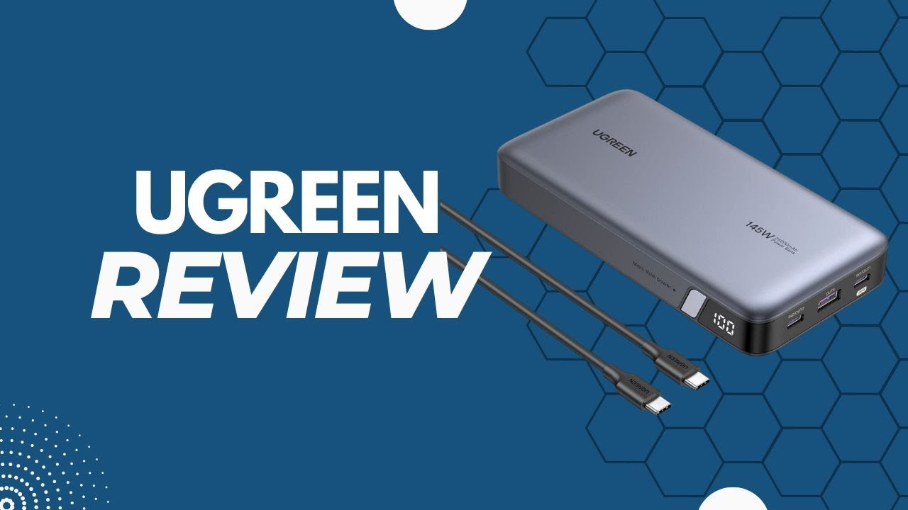 Review UGREEN Power Bank 25,000mAh 145W Laptop Portable Charger, Nexode 3-Port USB C PD Battery Pack