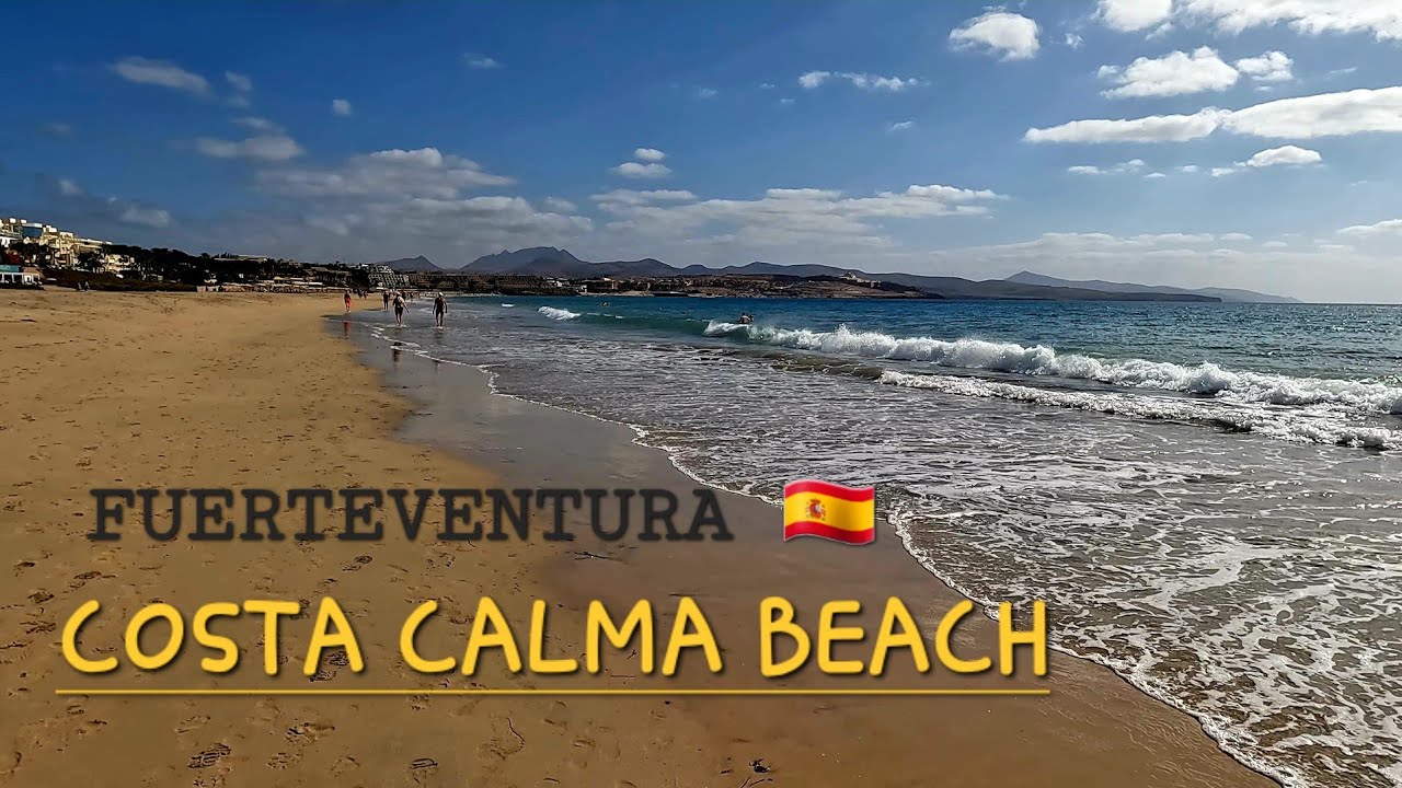 Escape to Costa Calma Beach ⛱️ Pure Tranquility | 4K ☀️ Fuerteventura 🇪🇸 