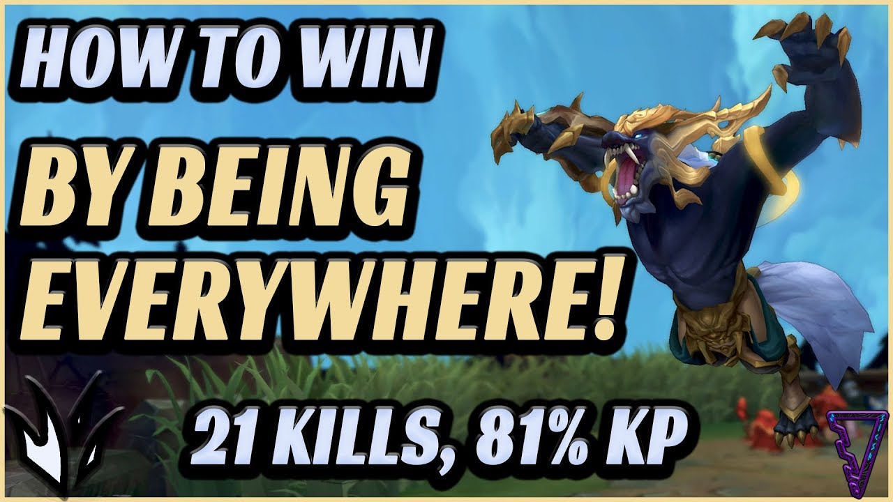 How To Win By Being In Every Lane/Hard Jungle Carry Guide - League of Legends Climbing Tips