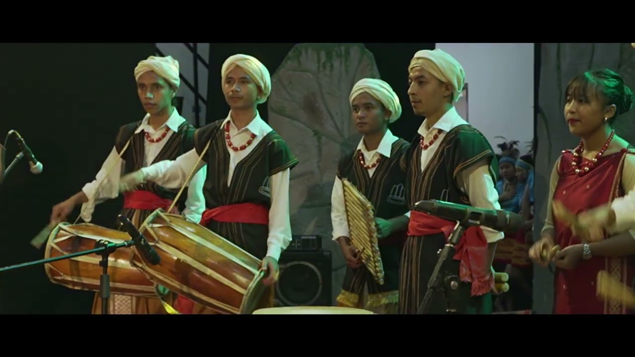 Khasi Traditional Instrumental Drum Beat and Phawar Khasi by St  Anthony's College Music Department